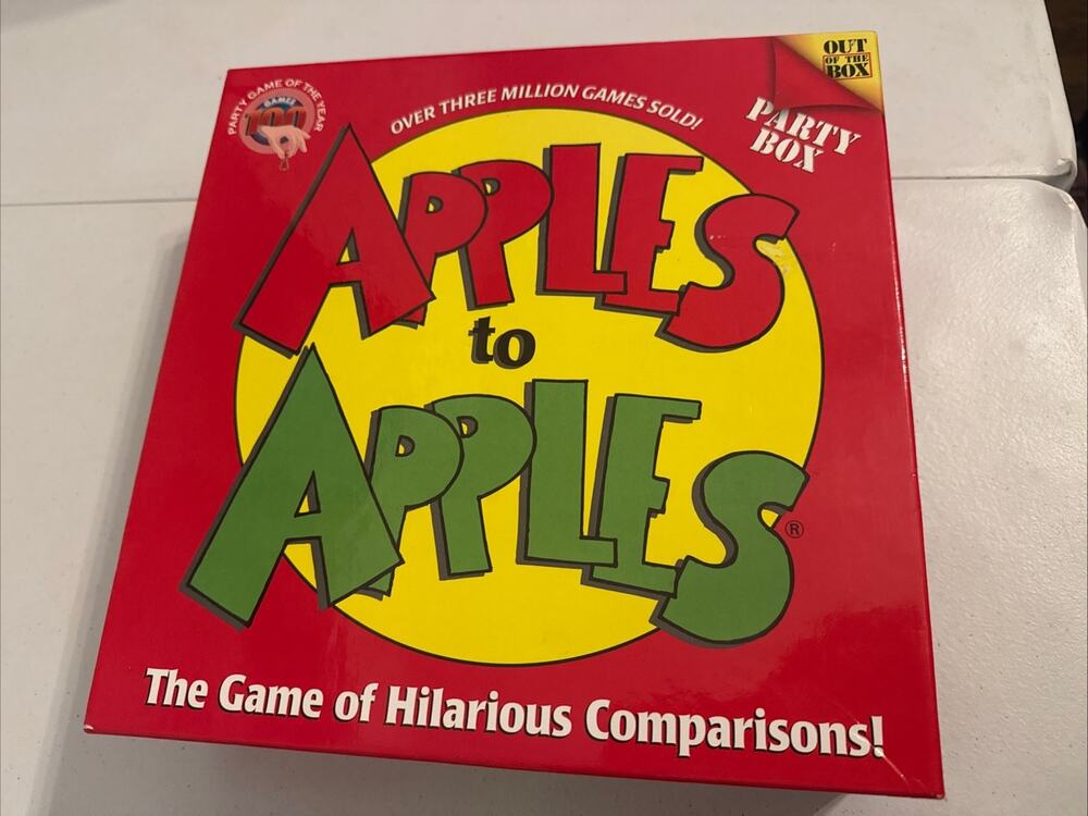 NEW/OPEN BOX Apples to Apples Out Of The Box Party Box
